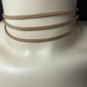 Beige Choker Necklace